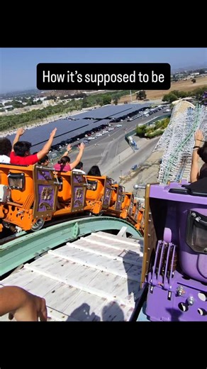 Help Me | Twisted Colossus, dueling as it should. Absolutely love this park, and this coaster is amazing. Six Flags Magic Mountain, Valencia... | Instagram
