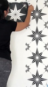 Star Tile Stencil - Painting Stencils - Paint Stencil - Tiled Floor Pattern - Stenciled Floor Design - Painted Floor Tiles - Bohemian Tile - Etsy