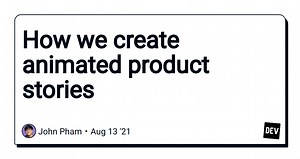 How we create animated product stories