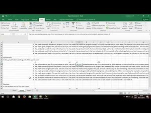Bulk generating written reports in Excel - Part 1 - Basic concept and principles