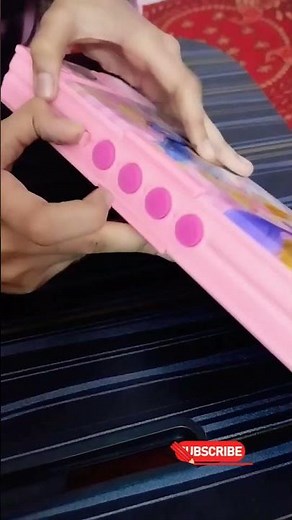 Magic World Password Lock Double Sided Compass Box for Girls, Pencil Box 🥰#trending #shorts