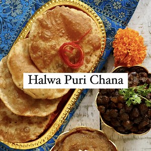 90K views · 2.3K reactions | Sharing here the recipe of our favourite Halwa Puri Chana , the prasad that we serve to the ‘kanya’ or ‘kanjak’ on Durga Ashtami or Navami. My Chana is very special because I make it with a fresh masala powder that gives it a unique taste. So check out the recipe now! . #halwa #Puri #chana #prasad #halwapurichana #recipe #recipes #pankajbhadouria ##NavratriSpecial #NavratriSnacks #NavratriFood #NavratriPrasad | MasterChef Pankaj Bhadouria | Facebook