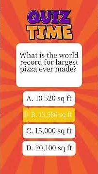 Take the Pizza Quiz! Can you answer all 5? 🍕🤯