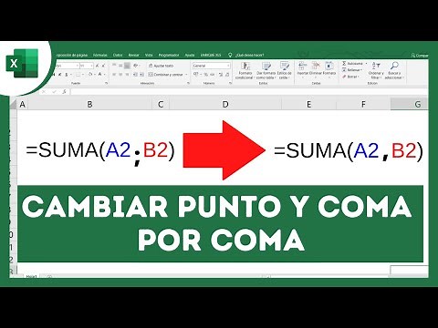 HOW TO CHANGE SEMICOLON TO COMMA IN EXCEL WINDOWS 10