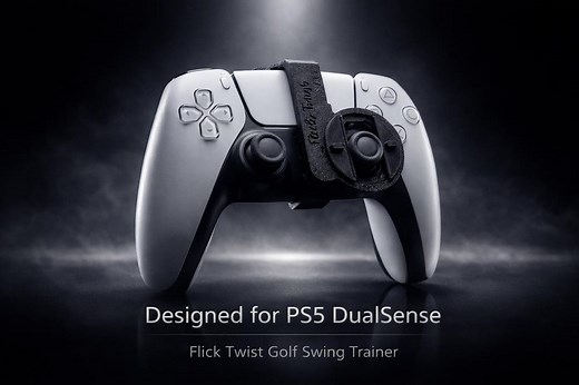 Flick Twist - PS5 Golf Swing Trainer | Flick Twist Analog Stick Guide | 3D Printed Controller Clip Straight Shots & Putts | Golf Assistant - Etsy