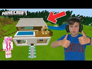 We built our villa with Noobaki at MINECRAFT/ Famous Games- Famous toli