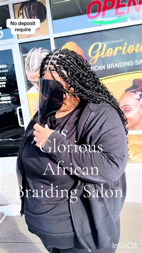 🌟 Glorious African Braiding Salon 🌟 Your favorite braiding salon is waiting for you! ✨ Come and experience the art of authentic African braids, crafted with precision and care. We specialize in a wide variety of styles, from classic box braids and cornrows to stunning Ghana braids, Senegalese twists, and more! #GloriousAfricanBraiding #unbeatableprices💜💜💜 #WhatBraidsShouldIGet
