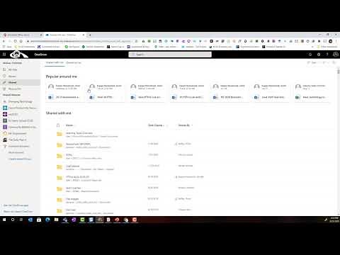 Accessing Shared Documents and Folders in OneDrive