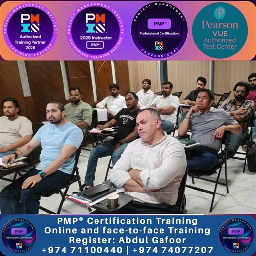 PMP® Project Management Training 2026 | Qatar PMP Certification Course | Online & Classroom Training