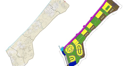 Map shows what would happen to Gaza under the US ‘master plan’