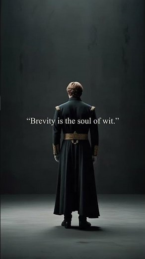 🎭Brevity Is the Soul of Wit | Shakespeare’s Wisdom from Hamlet
