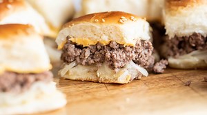 Sheet Pan Sliders Recipe - Tasting Table