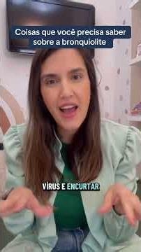3 coisas que você precisa saber sobre a bronquiolite.