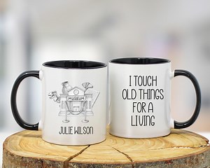 Personalized Museum Curator Mug, Museum Curator Gift, Custom Name Museum Worker Mug, Graduation Gift for Museum Curator - Etsy UK