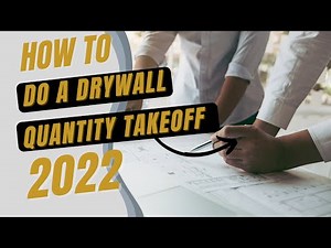 How To Do A Drywall Quantity Takeoff