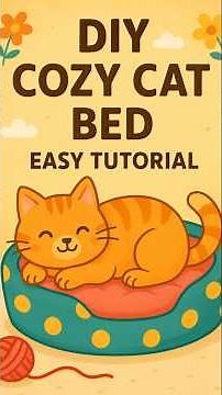 DIY Cozy Cat Bed: Easy Tutorial