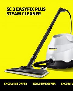 1.1K views | The Kärcher SC 3 EasyFix Plus Steam Cleaner makes deep cleaning effortless, harnessing the power of super-heated steam to kill 99.99% of all common household bacteria using just tap water. Get £35* off today, now £164.99: https://bit.ly/SC3Plus *Valid for a limited time only, standard T&Cs apply. | Kärcher | Facebook