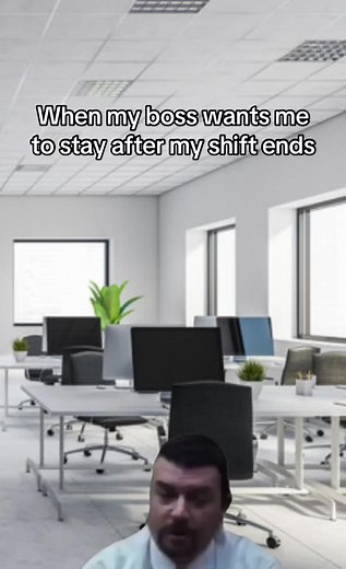 When My Boss Expects Overtime: A Funny Work Meme