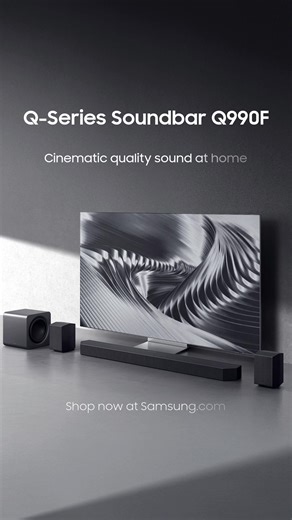Bring a theater-like experience home with the top-of-the-line soundbar that boasts deep, rich and balanced surround sound. | Samsung | Facebook