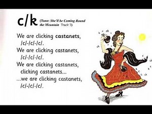 Jolly Phonics Song – c/k| Clicking Castanets 🎶 | Learn the “c” Sound