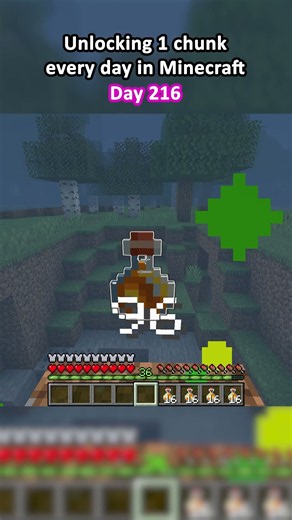 Unlocking 1 chunk every day in Minecraft | Day 216