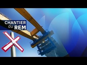 Visite de l'impressionnant chantier du REM