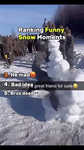 Funny snow fails #snow #cool #snow #dog #rank #shorts