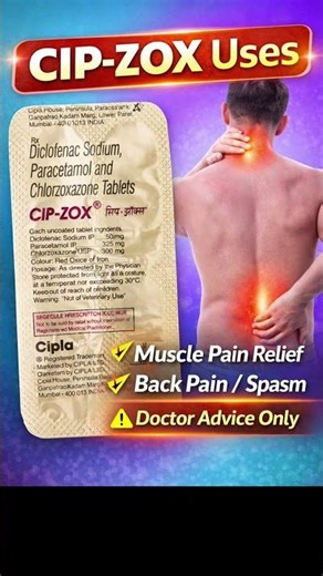 Cip-Zox Tablet Uses | Muscle Pain Relief Medicine 💊 | Full Info in Hindi #medicine
