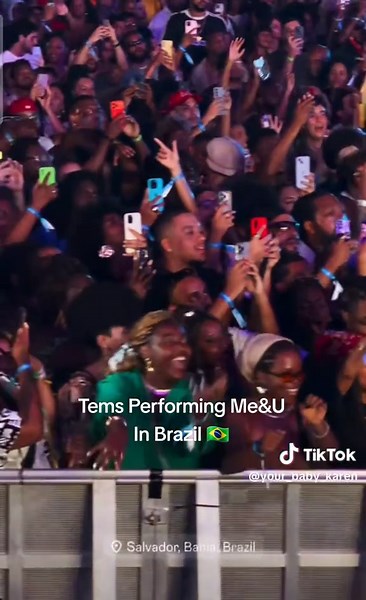 Tems Live Concert in Brazil 🇧🇷
