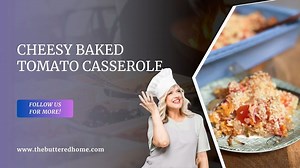 🔗 https://thebutteredhome.com/cheesy-baked-tomato-casserole/ Our cheesy baked tomato casserole is a delicious southern casserole that combines the sweetness of summer tomatoes with spicy pickled okra. Made with a creamy and cheesy sauce and caramelized onions. | The Buttered Home