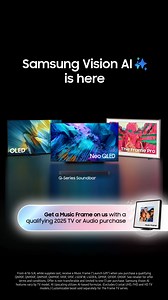 The future of TV: Samsung Vision AI Is here. Discover personalized AI features on new 2025 models | Samsung | Facebook