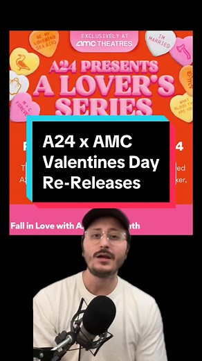 A24 x AMC Re-Releasing Valentine's Day Romance Movies in February