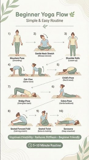 Beginner Yoga Flow | Simple Daily Yoga Routine