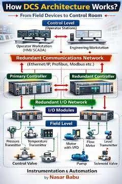 Why One Controller Is Not Enough in DCS (Distributed control system) #automation #instrumentation