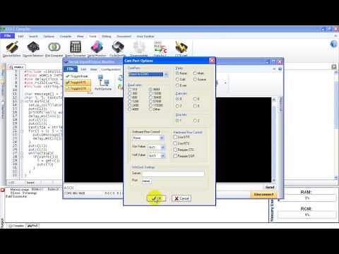 CCS C UART example for PIC18F4550 microcontroller