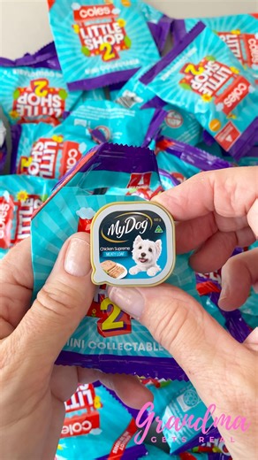 229K views · 1K reactions | What’s the first pet you remember having?  This adorable miniature dog food tin was part of Coles Little Shop 2 - the iconic collectables campaign that had all of Australia  hooked back in 2018! These tiny replicas of real supermarket products became instant favorites. Drop a comment with your first pet’s name below!  #grandmagetsreal #miniatureworld #miniatures #minithings #coleslittleshop | Grandma Gets Real | Facebook