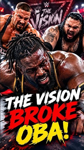 The Vision BROKE Oba Femi! 😱 Brutal WWE Raw Attack