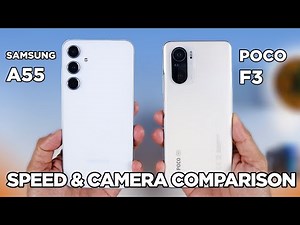 Samsung A55 vs POCO F3 SPEED TEST & CAMERA Comparison | Zeibiz