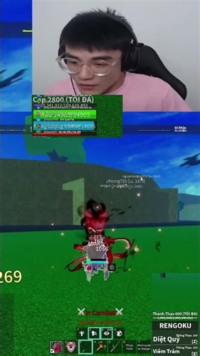 One mistake and you're begging Tài for mercy! #bloxfruits #roblox #tunkay #shorts