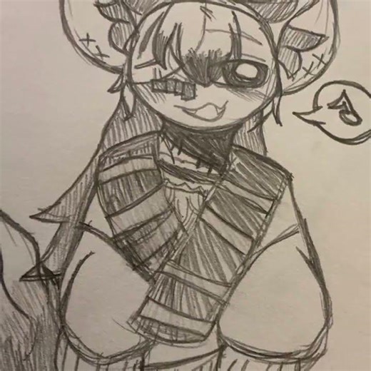 アナログ絵でイラスト反転やってみました!! #イラスト #oc #art #オリ棒