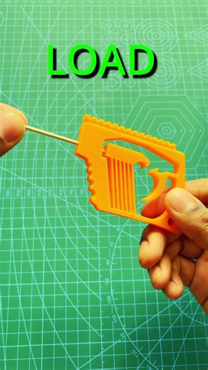 3D Printed Toothpick Launcher V15
