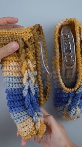 59K views · 767 reactions | How to crochet easy slippers from a rectangle! Miarti臨 | Miarti - Crochet and Knitting | Facebook