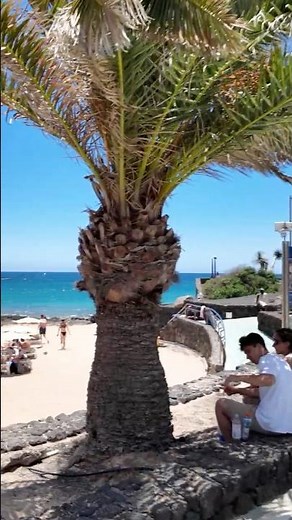 Lanzarote’s Famous Beach 🌴 Playa Las Cucharas, Costa Teguise