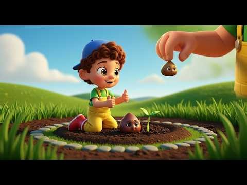 Apple Life Cycle Song for Kids | Seed to Tree Learning Fun