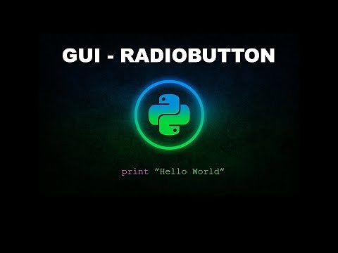 Radiobutton - Python Programming