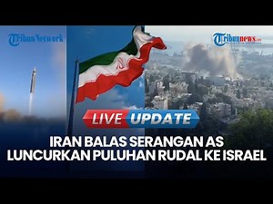 🔴 LIVE UPDATE | Iran Membalas, Luncurkan Puluhan Rudal ke Israel, Ledakan Api Terlihat di Kota Haifa