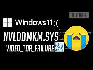nvlddmkm.sys Windows 11 Fix | How to Fix Video_TDR_Failure Black Screen Error