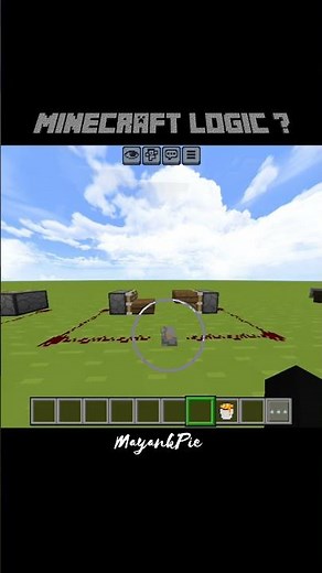 testing minecraft at 0% logic 🤔#shorts #minecraft