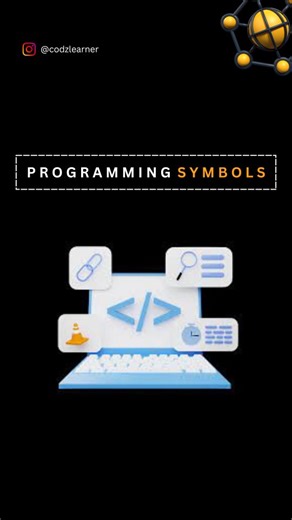 Codz Learner | Web Developer on Instagram: "Programming Symbols 💻🧐 . . #programming #coding #developers #tech #webdev #programmer"