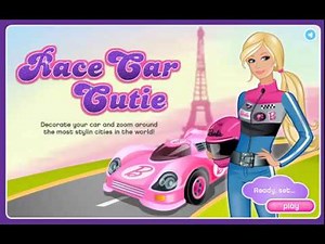 Barbie Race Car Cutie game